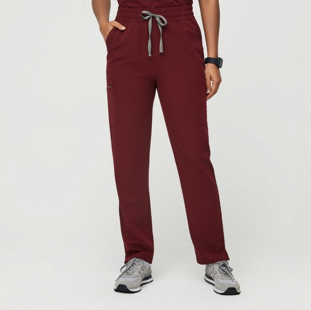 Figs Yola High Waisted Skinny Petite Scrub Pant